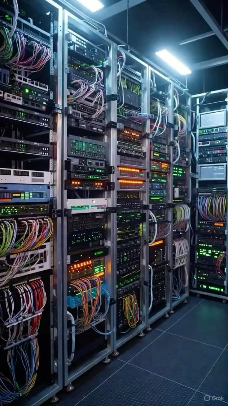 Structured cable routing and containment on a commercial site