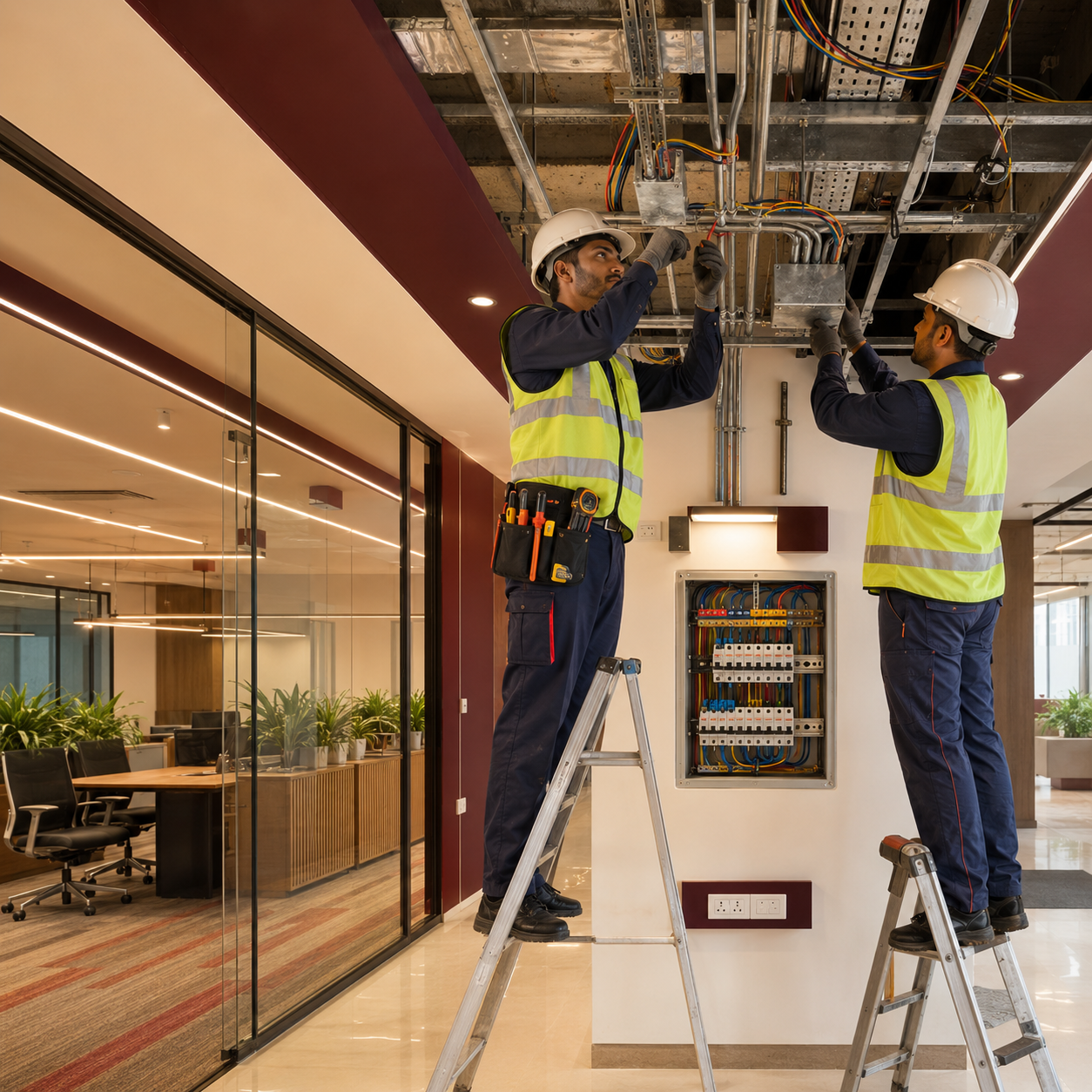 Commercial electrical installation