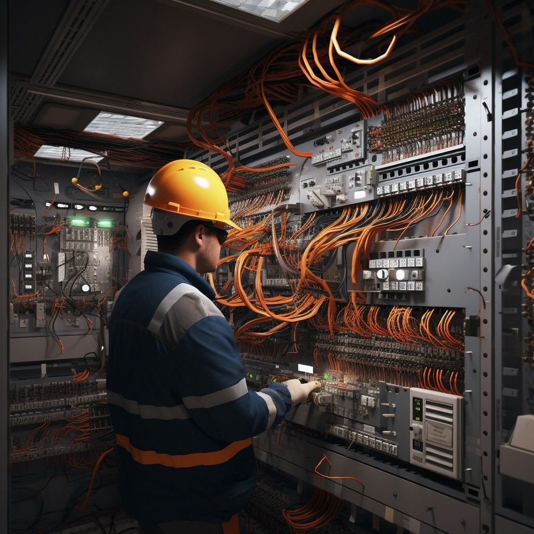 Telecom cabling project by Ankit Electricals